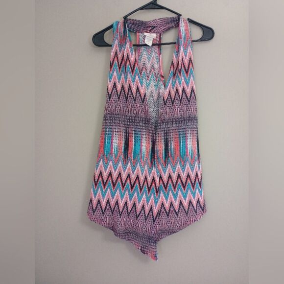 Self Esteem Sleeveless Vest Cardigan Size Large - Picture 2 of 6